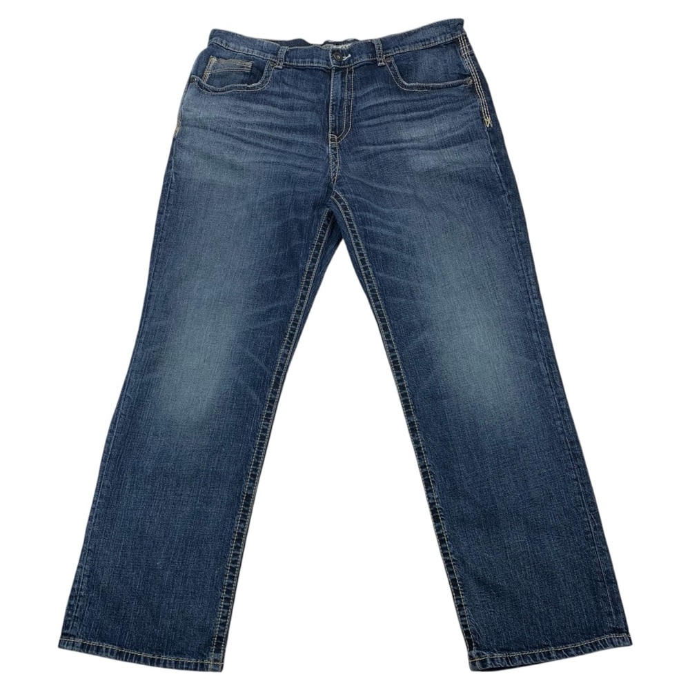 BKE Seth men’s straight leg jeans‎ size 38R blue medium wash